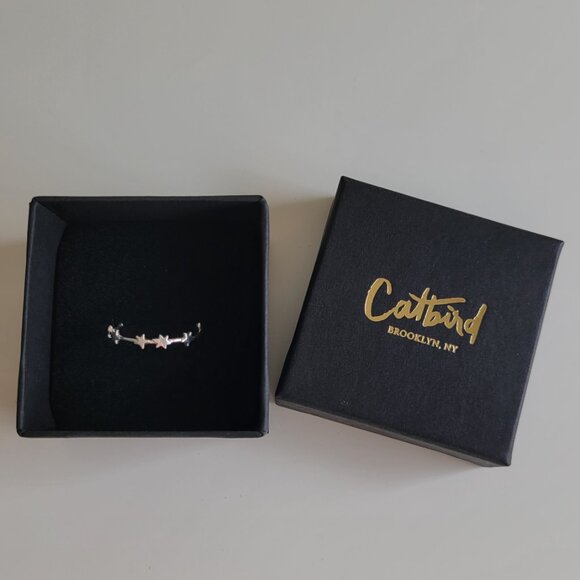 Laufey x Catbird Nocturne Star Ring, Silver - Picture 3 of 5